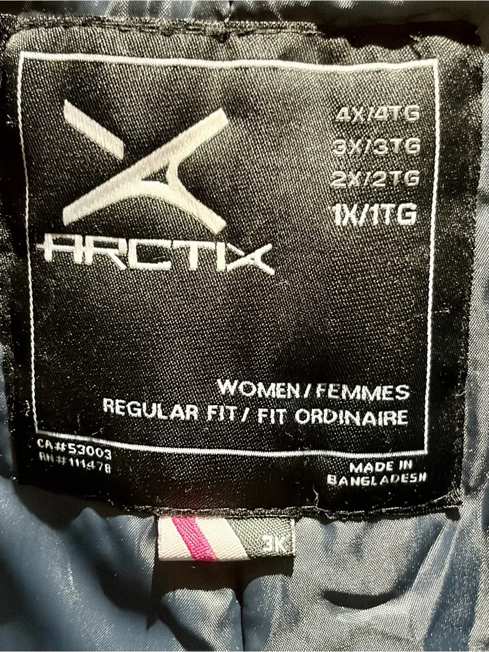 Arctix Woman Black Insulated Snow Pants with Logo